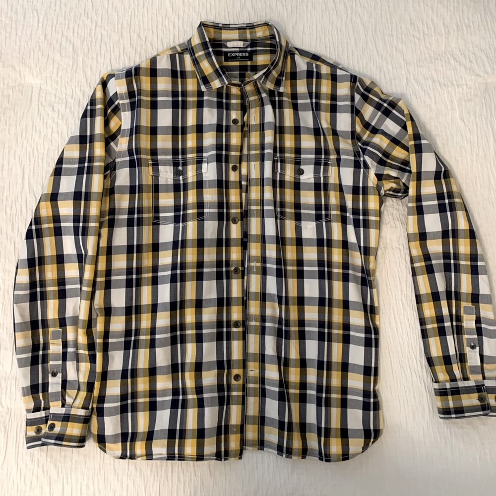 Express fitted dress shirt / size Large